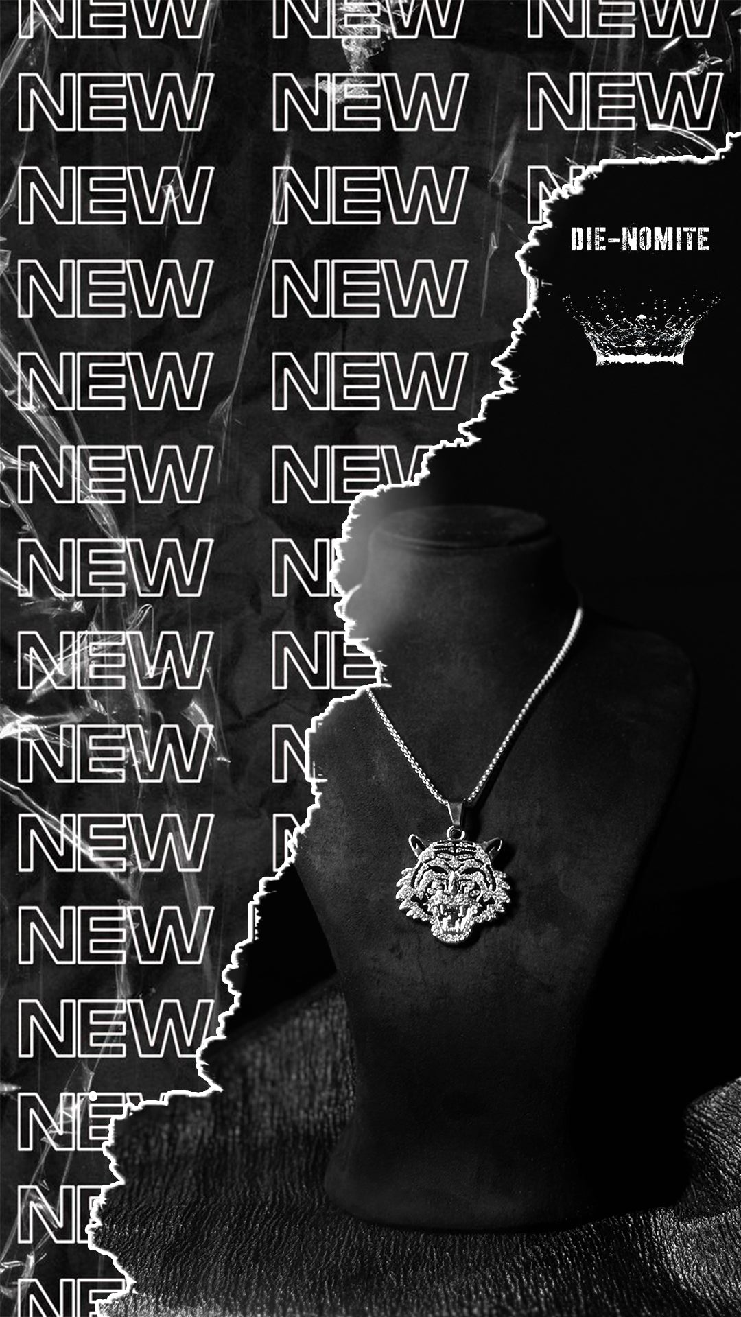 Wolf Head Pendant Necklace