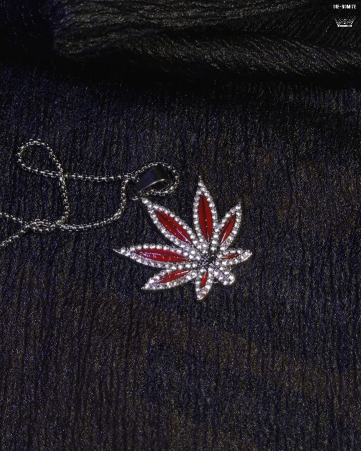 Red and Silver Leaf Iced Out