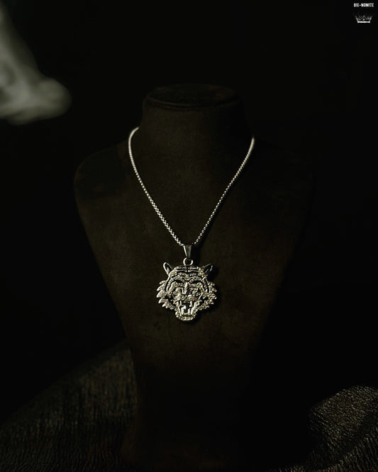 Wolf Head Pendant Necklace