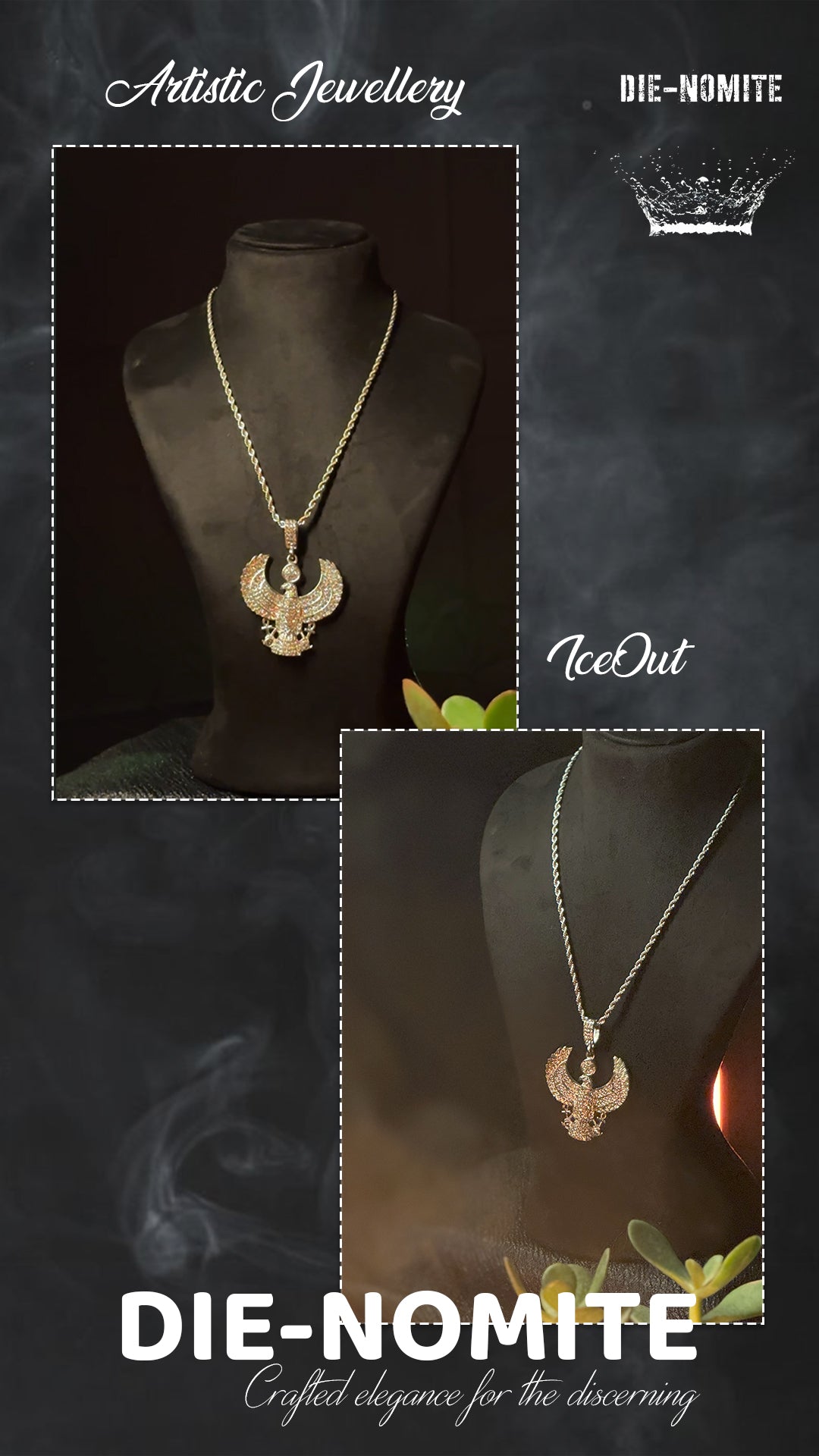 Egyptian Eagle Iced Out