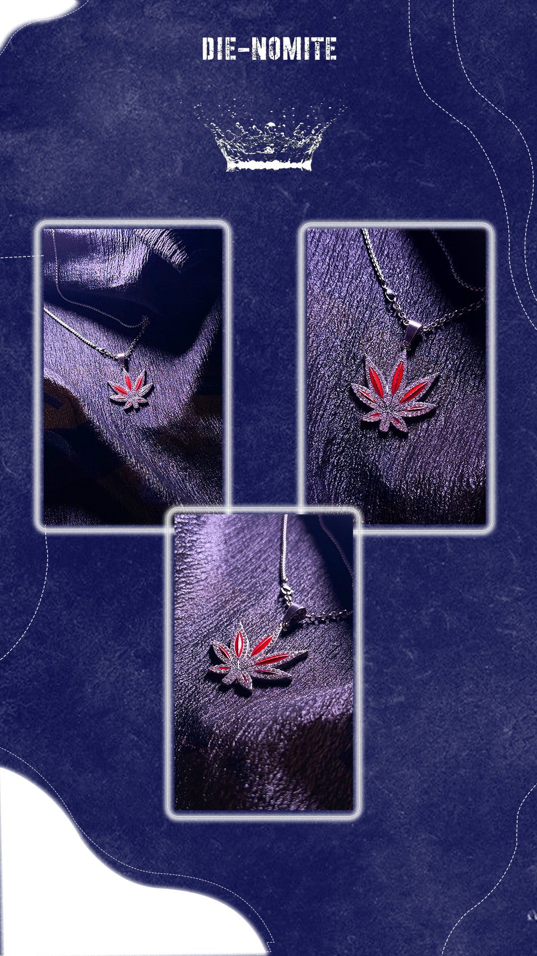 Red and Silver Leaf Iced Out