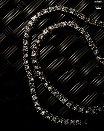 2 LuxeGlow Classic Tennis Necklace