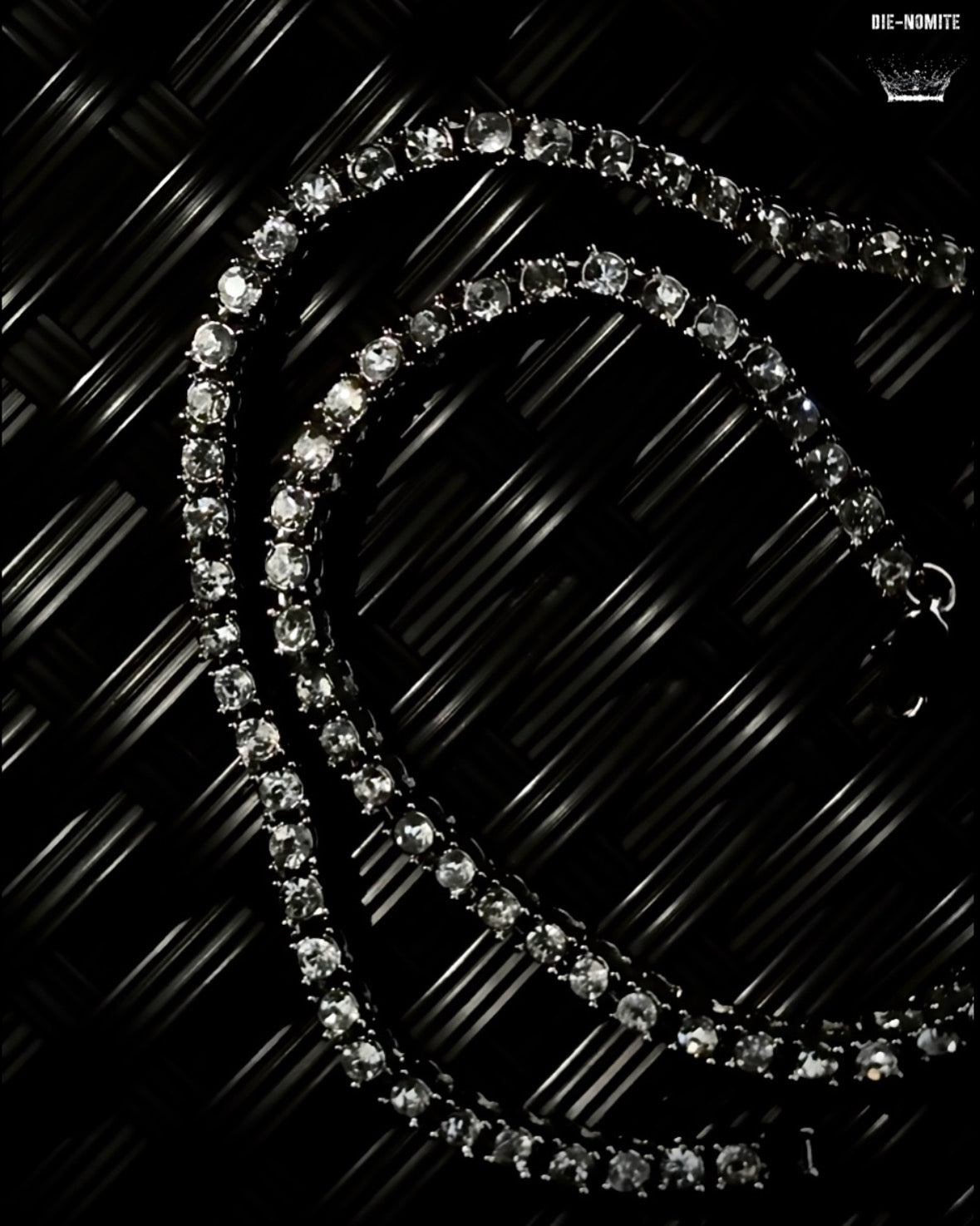 2 LuxeGlow Classic Tennis Necklace