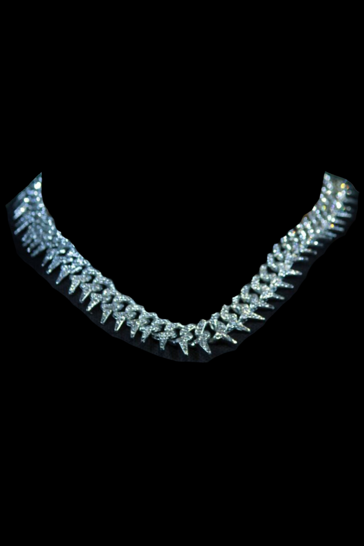 Barbed Wire Cuban Link  Chain